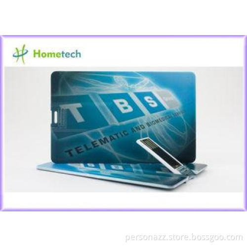 Plastic USB 2.0 / 1.1 512MB 2G , 4G , 8G Name Card USB Driv